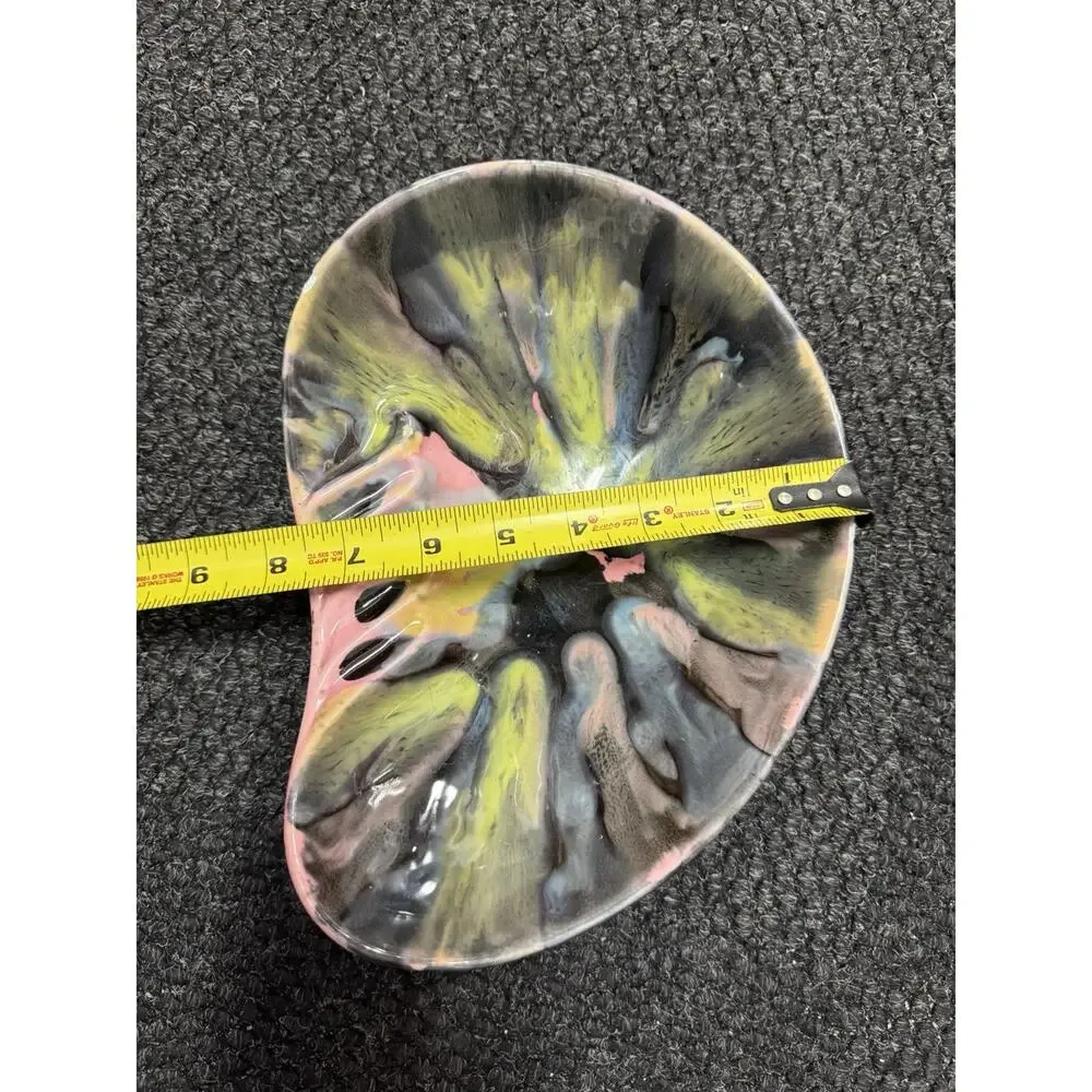 BEAUTIFUL MCM CERAMIC ASHTRAY? 1966 Signed